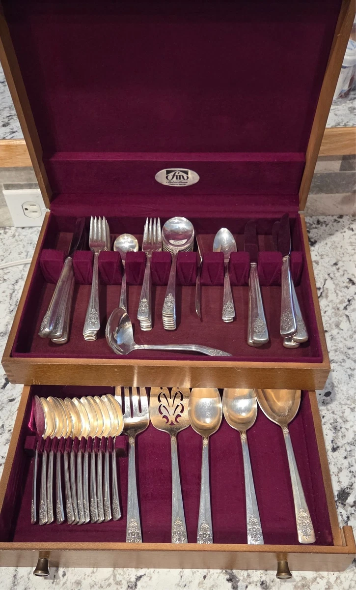 Rogers Bros Set Antique US Silver-Plated Flatware for sale | eBay