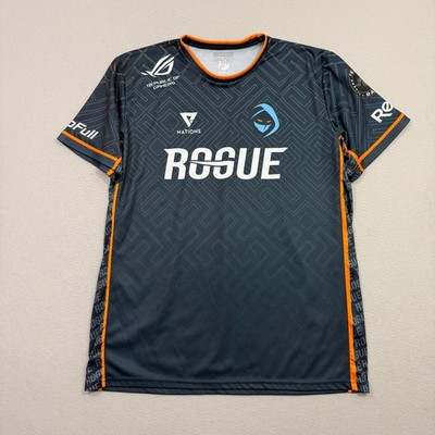 Rogue 2022 Esports Team Razer Pro Video Game Jersey Men's 3XL Blue Kit Gaming