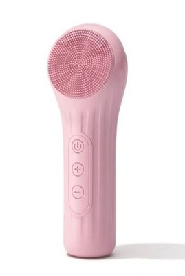 New Solawave Brilliant Facial Sonic Cleansing Brush Massage Pink Silicone