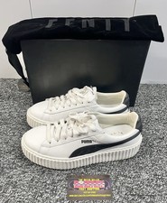 Zapatillas Puma Fenty By Rihanna Creeper Plataforma Blancas y Negras Para Mujer’s 9 ¡con Caja!