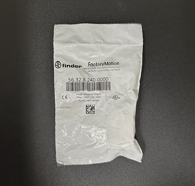 Finder 56.32.8.240.0000 Industrial Plug-in Relay DPDT 12A 240V AC coil AgNi Cntc