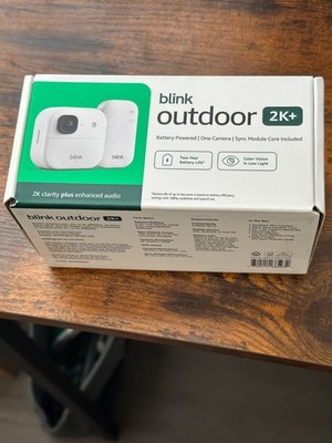 Blink Outdoor 2K+ (newest model) - Camera/Sync Module White NEW and SEALED