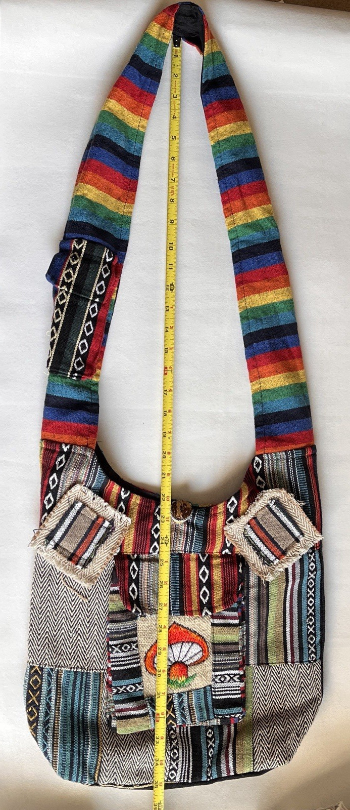 Rising International Patchwork Boho Multi-Color C… - image 12