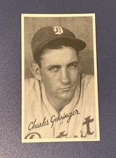 1936 Goudey Wide Pen (R314) Charles Gehringer Detroit Tigers HOF