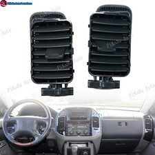 2pc Front Center Dash Air Outlet Vent For 2001-06 Mitsubishi Pajero Montero Mk3