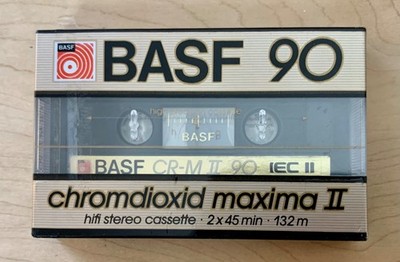 BASF CR-M II 90 / NOS Type II Casstte Tape Blank