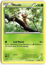 Weedle 3/146 XY Base Set Common