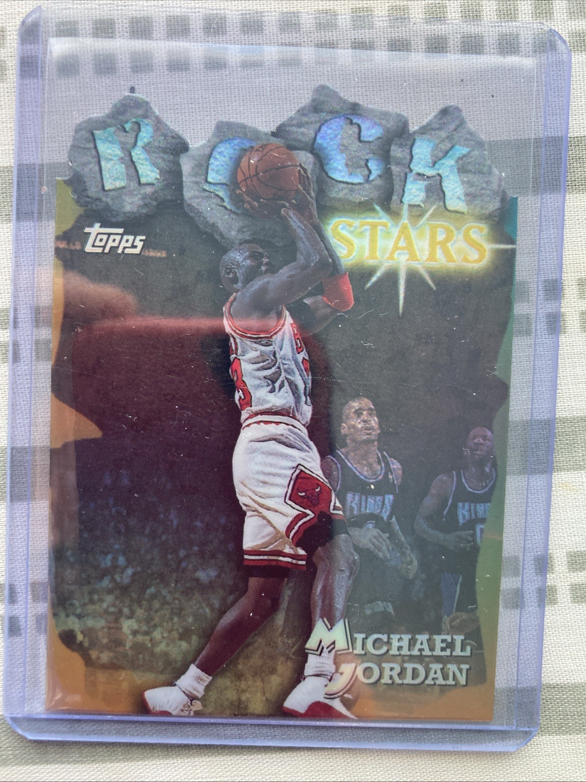 1997-98 Topps Rock Stars Michael Jordan #RS1 Refractor RARE BULLS GOAT