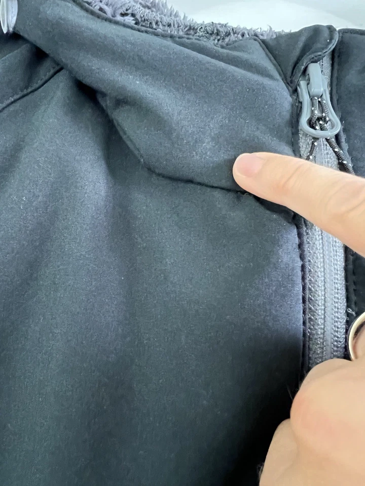 Blackfish Gale 2.0 Soft-Shell Pullover Jacket Men's Medium Fleece Black Gray - Image 3 of 4