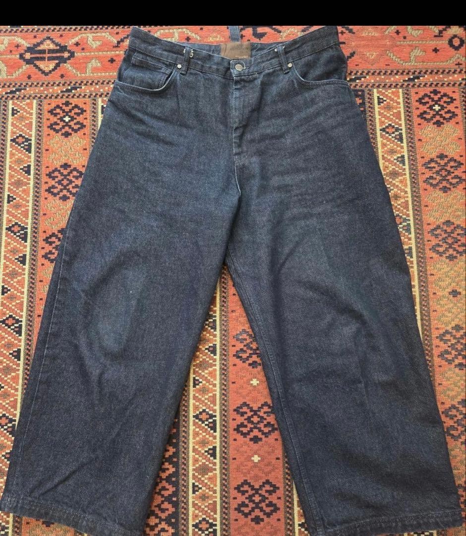 Zara Studio Nicholson WIDE-LEG パンツ 38 ZARA x STUDIO NICHOLSON Wide-Leg Denim Pants Indigo EU44 | eBay