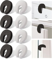 Multifunctional 8-Pack Door Stopper Pinch Guard, Anti-Slam Foam Protection for