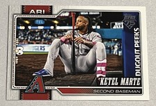2026 Topps Celebration Series 1 Ketel Marte Dugout Peeks SSP #257 Diamondbacks
