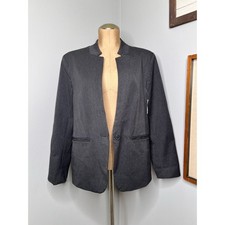 Old Navy Heathered Twill Pixie Blazer size Women  s Large