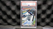 2020 Finest Ken Griffey Jr.  On Card Autograph PSA 10 GEM MINT Dual #FA-KGJ POP3