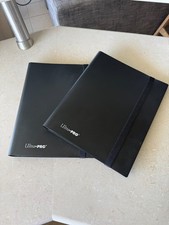 2 x Ultra Pro 9-Pocket Eclipse Pro Binder BLACK used 360 card capacity