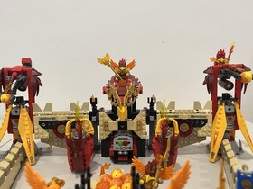 LEGO LEGENDS OF CHIMA: Flying Phoenix Fire Temple (70146) - Retired Set