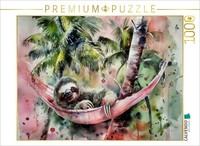 Puzzle Calvendo Paresseux Dans Un Hamac | 1000 PièCes, Format Assemblé 64 × 48 C