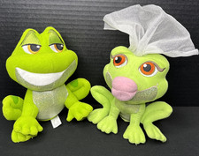 Disney Mattel Princess Frog Magic Kiss Tiana and Prince Naveen 6" Magnetic Plush