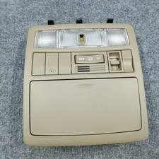 08-13 Toyota Highlander Overhead Console Dome Light Sunroof Switch Homelink Tan