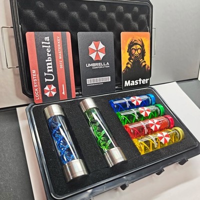 Resident Evil Umbrella Corporation Zubehörbox Objekte Sammlung Virus T