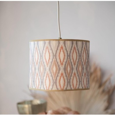 Bloomingville Bamboo Organic Shaped Pendant Lamp MCM Retro Boho New | eBay