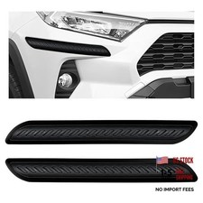 Car Bumper Anti-Scratch Strips, Front and Rear Corner Bumper Protector Black