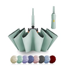 Fiberglass Umbrella, Auto Open  Close, Windproof  UV Protection, Sturdy Lar...