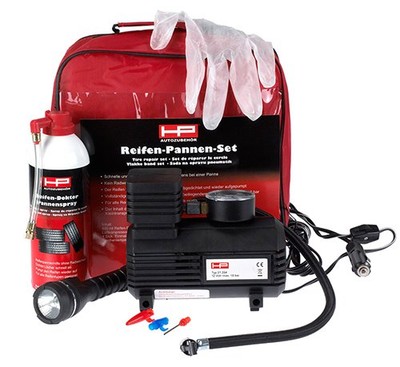 Reifen Pannen Set mit Kompressor Reifen Reparatur Reifenpannenset Set Starter