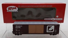 Atlas 20001958 HO Western Pacific Feather Double Door Boxcar #38225 EX/Box