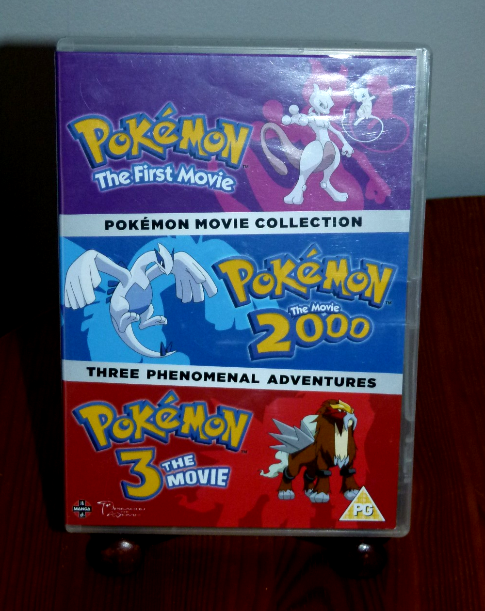 POKEMON Movies Films DVDs 3 discs ( First Movie, 2000 & Pokemon 3 ) all three