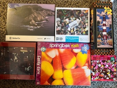 Jigsaw Puzzle Dowdle Folk Art 300 Piece Better Co Springbok Kids Qhan Toys Lot 6
