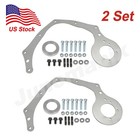 2 Set Starter Motor Plate Adapter For 55-56 Chevy 3 bolt starter V6 V8 Engine
