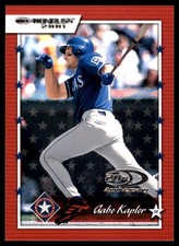 Gabe Kapler 2001 Donruss #105 Texas Rangers MLB READ FREE SHIPPING AutographDen