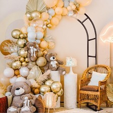 7.9ft Wedding Arch Metal Garden Arch Garden Arbor Trellis For Climbing Plants US