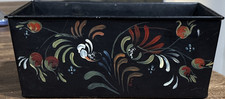  Pennsylvania Dutch style hand-painted black ...