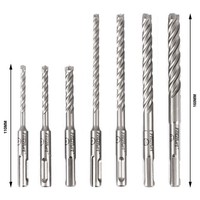 Fritzfurt 3161-2107 Hartmetall Hammerbohrer-Set 7Teilig 5 Mm, 6 Mm, 8 Mm, 10...
