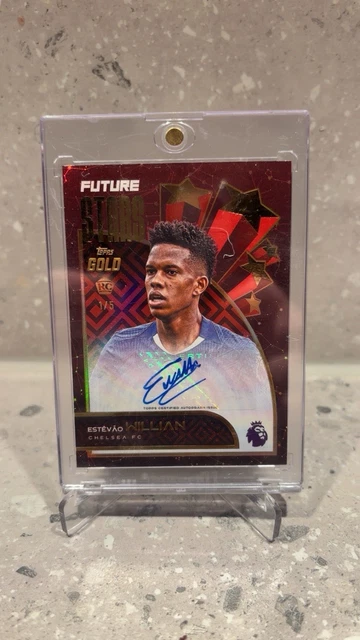 Topps Gold! Estevao Willian 1/5 Autogramm (Erstdruck!)