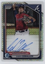 2024 Bowman Chrome Mega Box Prospect Mojo Sabin Ceballos #BMA-SC Auto 1f84