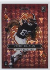 2023 5 Card Draw Stacked Deck Red Mosaics Foil 2/2 Cedric Tillman Rookie RC 1ia0. rookie card picture
