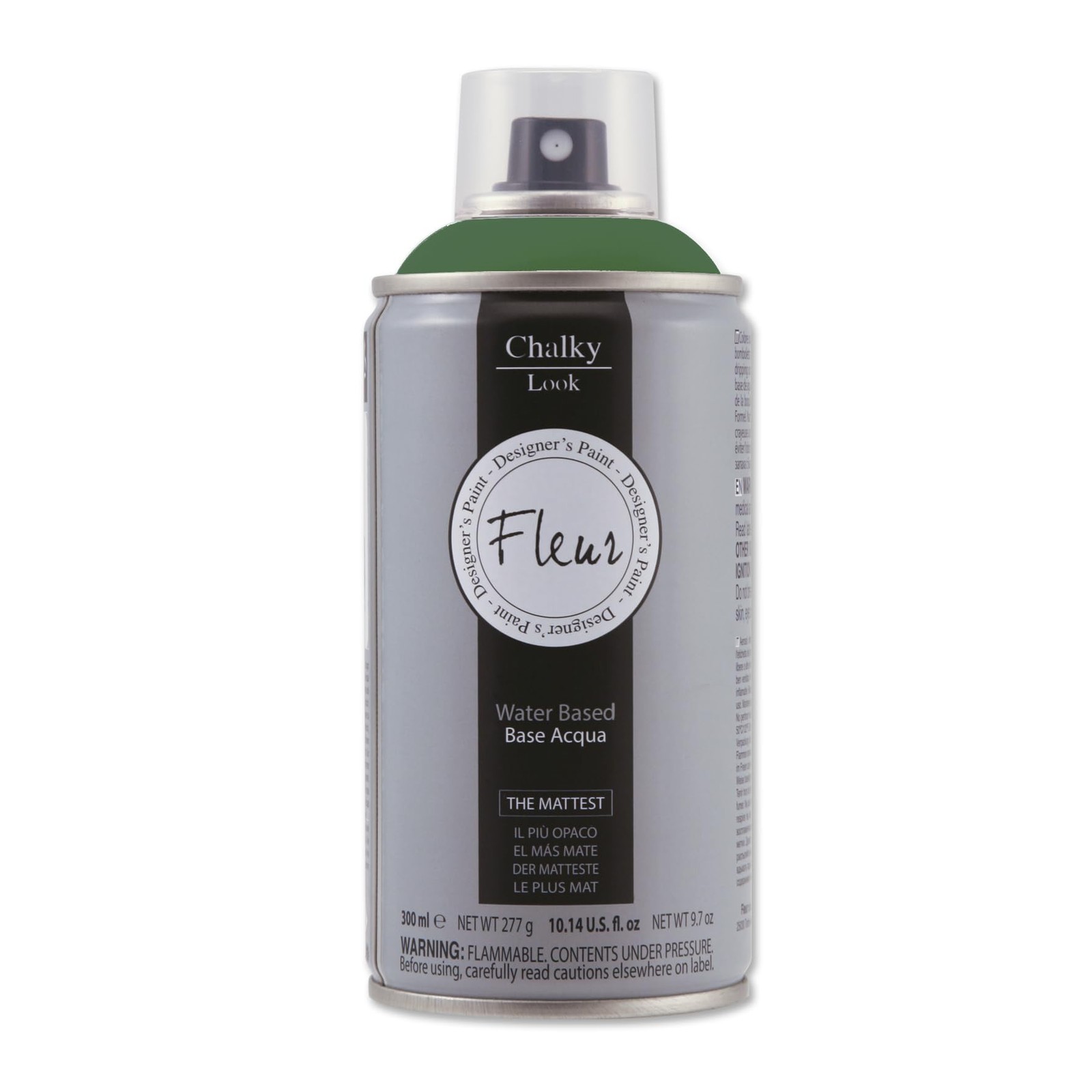 FLEUR Spray Vernice Chalk Paint, Extra Opaco, all' Acqua senza Odore, Multi vbRr
