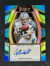 2023 Panini Select - Select Signatures Wesley Walls #SELS-WWA Silver Prizm (AU)