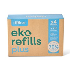 Plus Diaper Pail Refills 4 Count Unscented Exclusive End-of-Liner Marking...