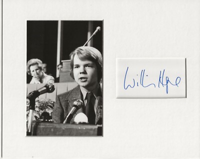 William Hague Konservative Partei signed original Autogramm UACC RD COA