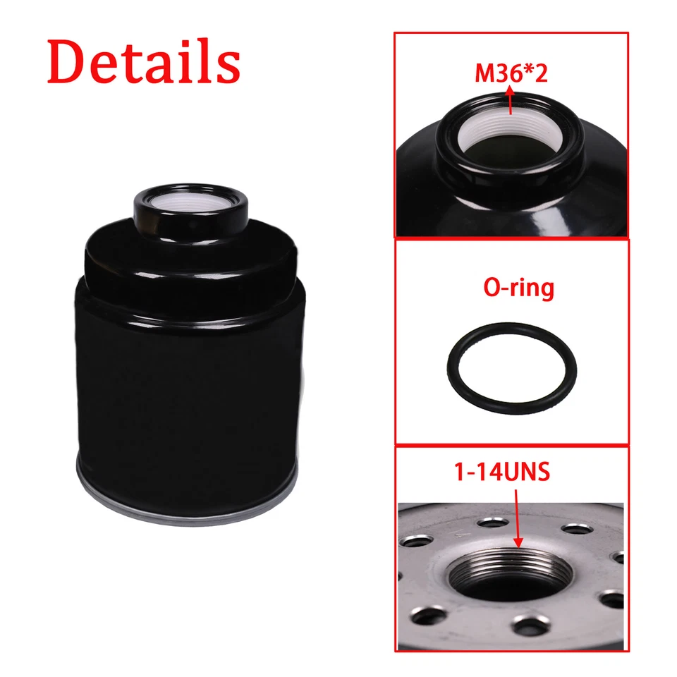 Kit de filtro de combustible diésel para Dodge Ram 6,7 L 2013-2017 2500 3500 4500 5500 Cummins Foto 4 de 4