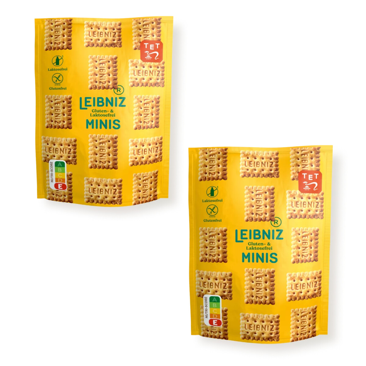 Leibniz Minis Gluten Y sin Lactosa Deliciosos Butterkekse 100g 2er Pack