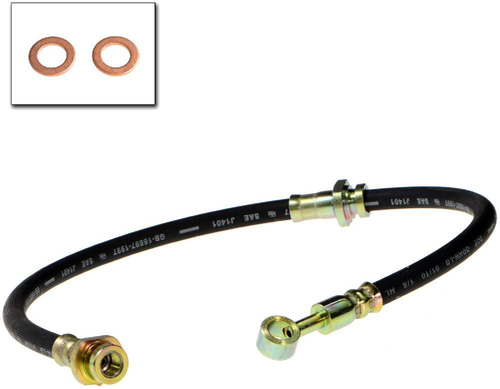 Brake Hydraulic Hose-Hose Rear Left Bendix 78418 for sale online | eBay