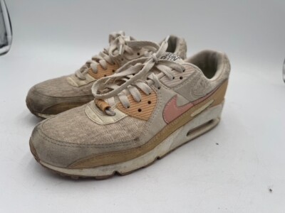 NIKE WOMENS AIR MAX 90 SE SHOES SAIL ARCTIC ORANGE GHOST SIZE 10