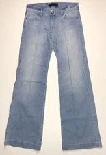 Research Development R+D Womens Size 29 Center Seam Jeans Flare Leg 34" Inseam