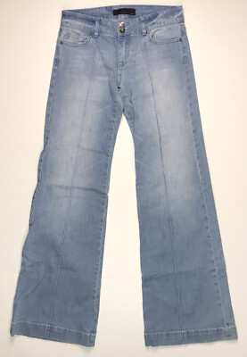 Research Development R+D Womens Size 29 Center Seam Jeans Flare Leg 34'' Inseam