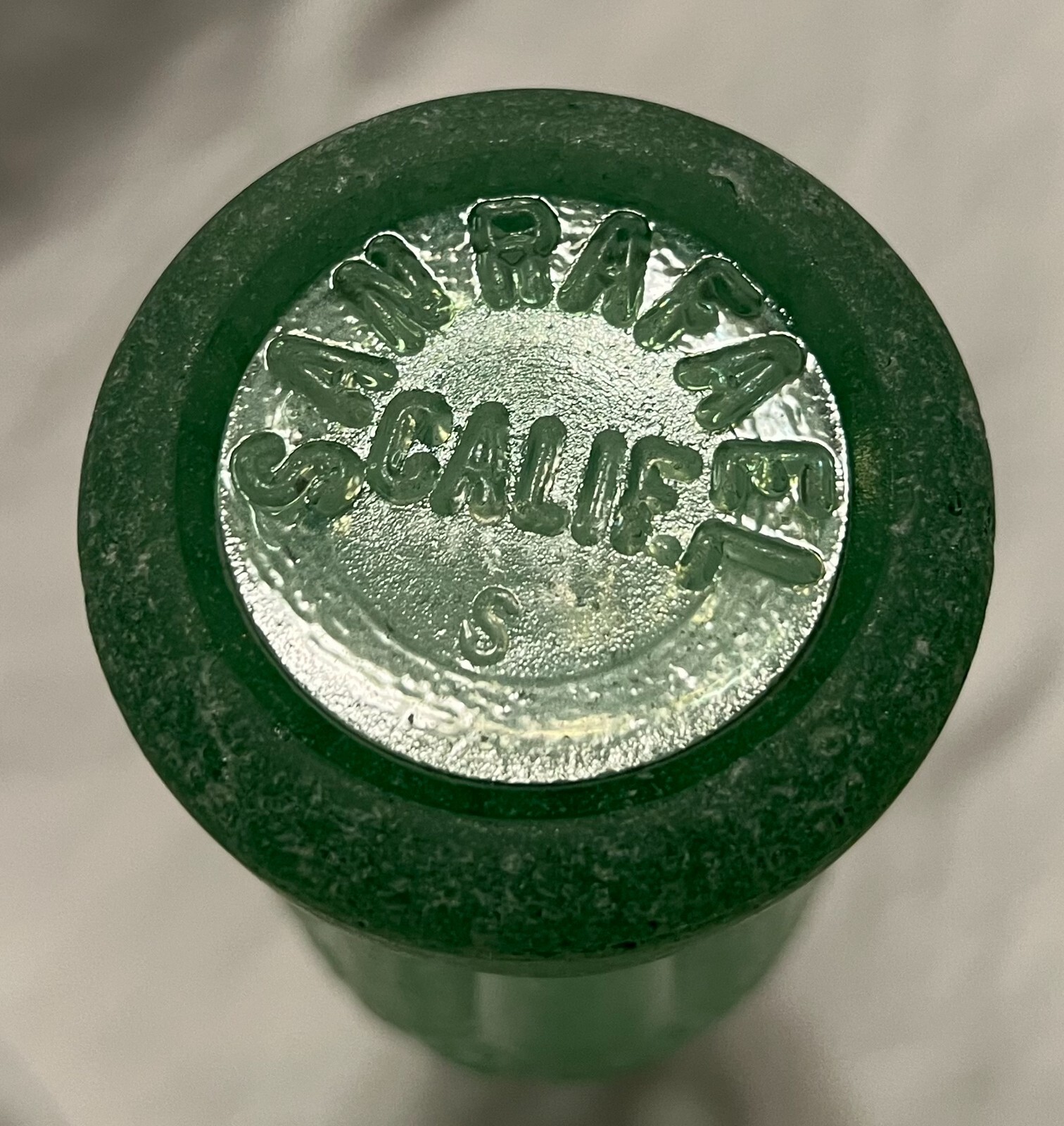 RARE 1945 Vintage Coca Cola Light Green Glass Bottle San Rafael CA eBay